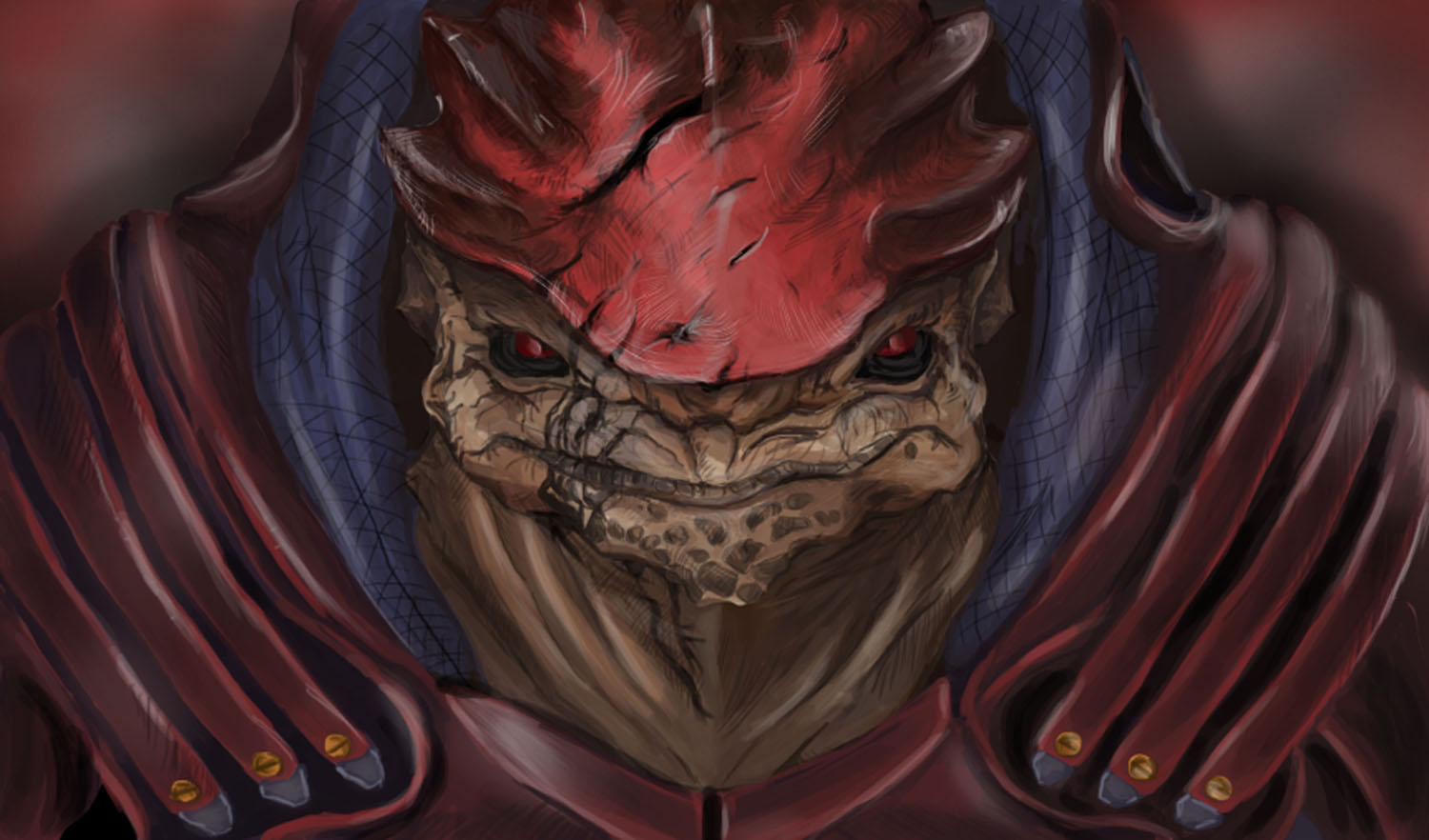 Mass Effect Wrex by AmandaB