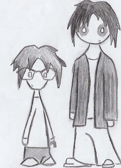 ^^Gerard and Mikey as Chibis by AmongTheHidden