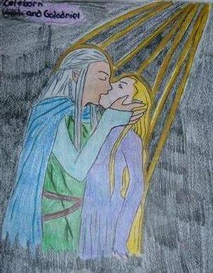 Celeborn and Galadriel's alone time by Amorith