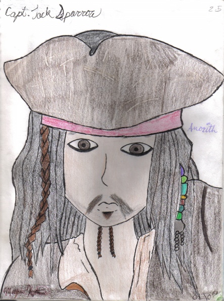 Captin Jack Sparrow by Amorith