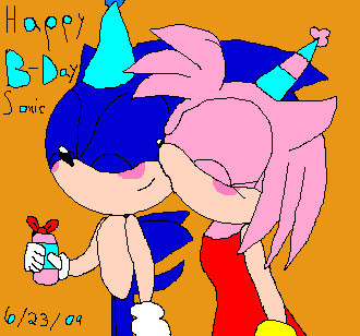 Happy Birthday Sonic! by AmyRose123