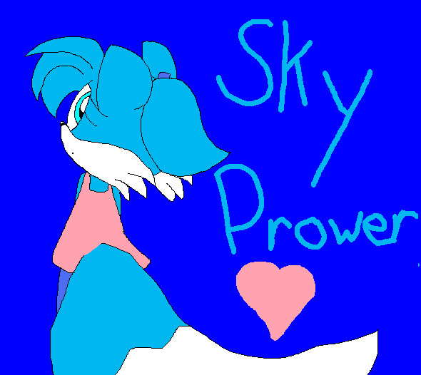 Sky Prower my little foxie X3 by AmyRose123