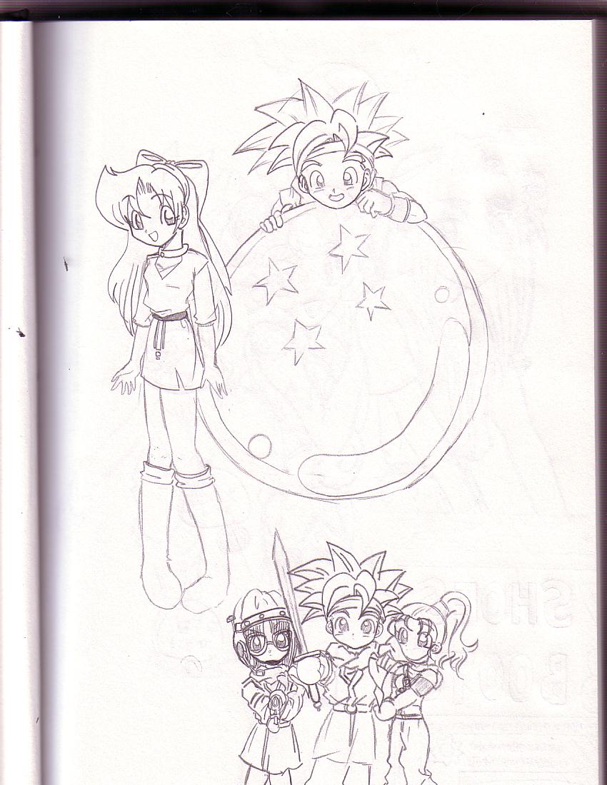 Crono and friends by Amy_Guardia