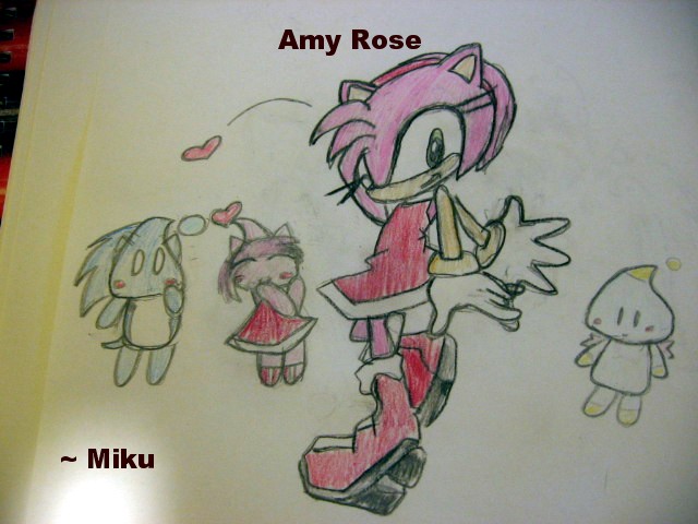 Amy Rose W/Chaos by Amy_Rose