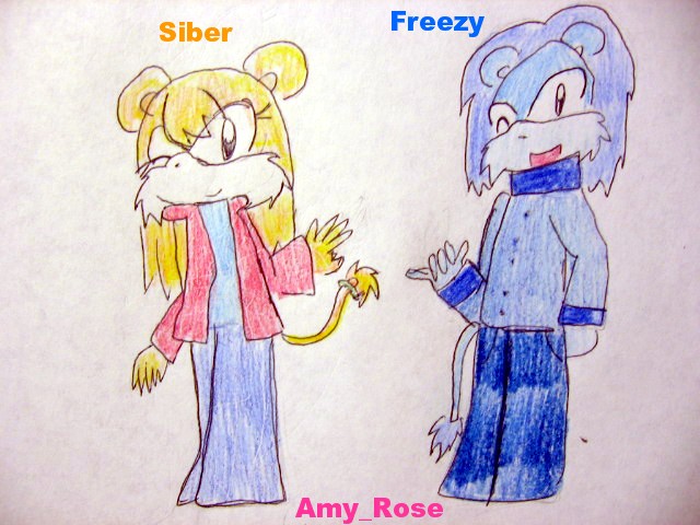Siber and Freezy by Amy_Rose