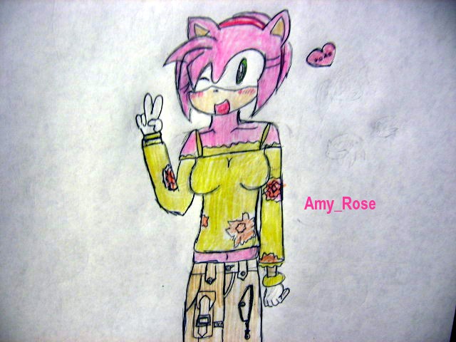 Amy in different clothes by Amy_Rose