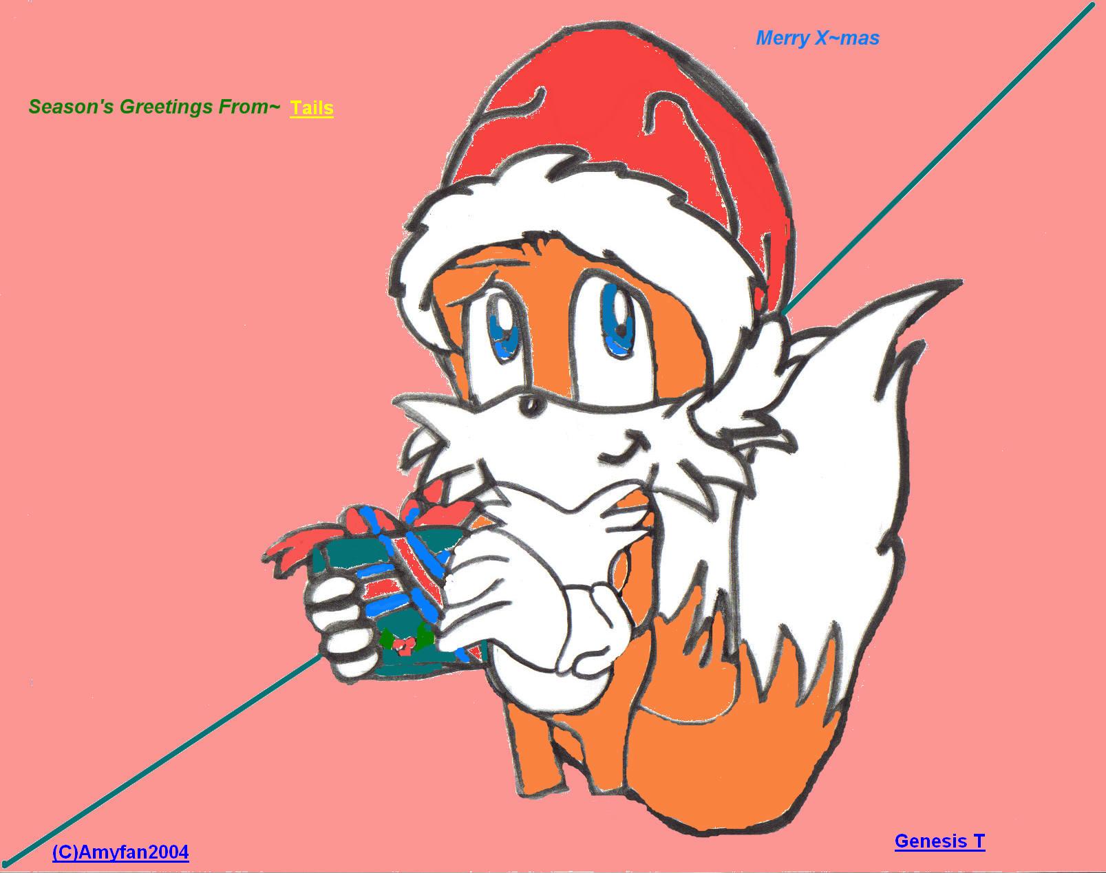 A merry Christmas Tails by Amyfan2004