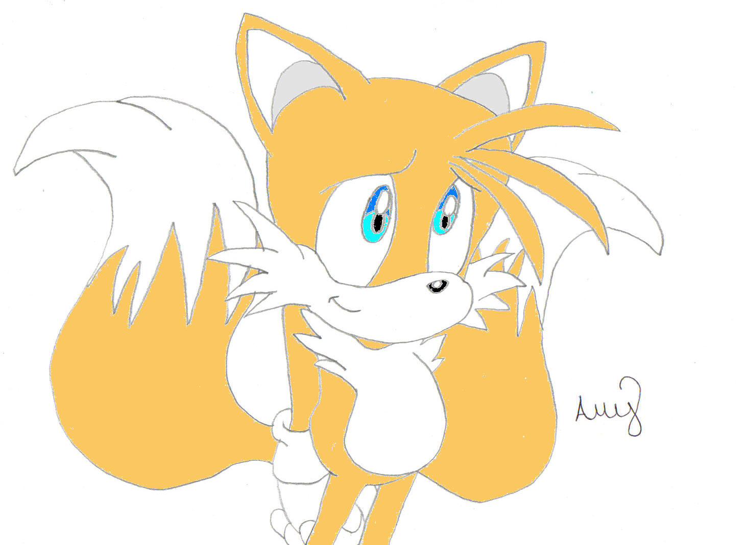 Miles "Tails" Prower (Remade pic) by Amyfan2004