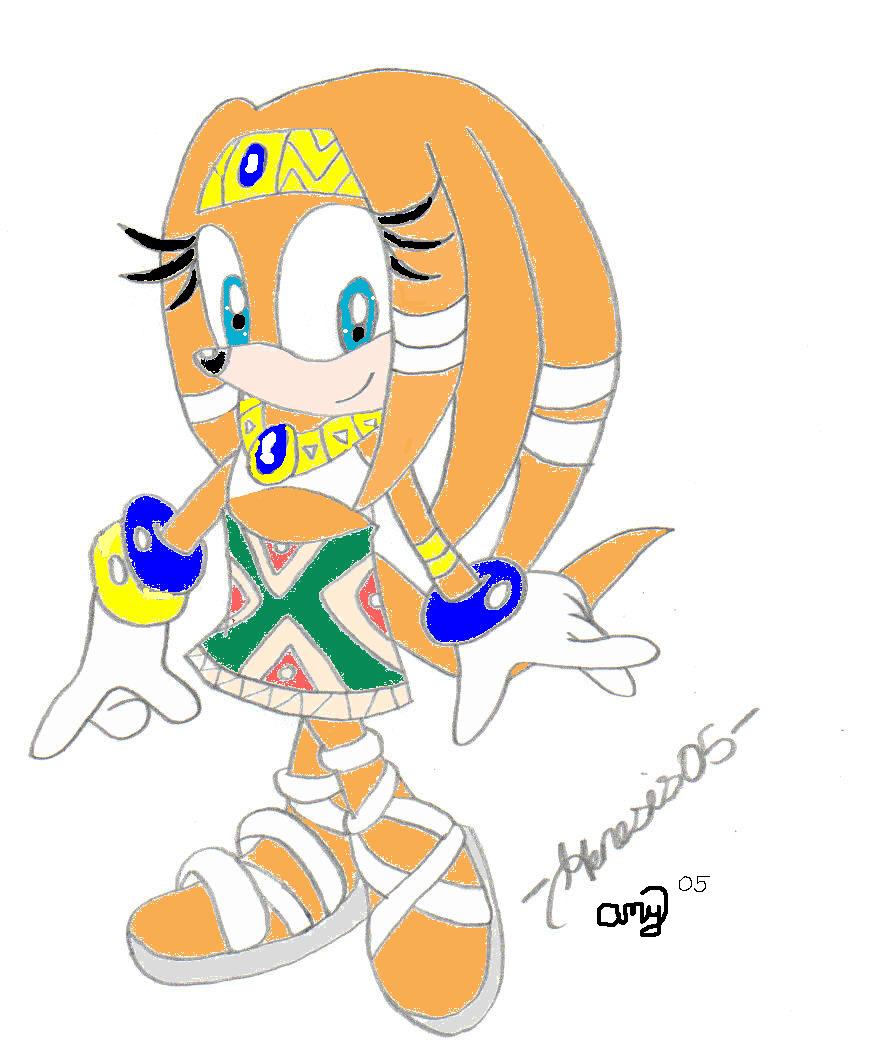 Gift for SexyTikal4KnuxII Back in Black^^ by Amyfan2004