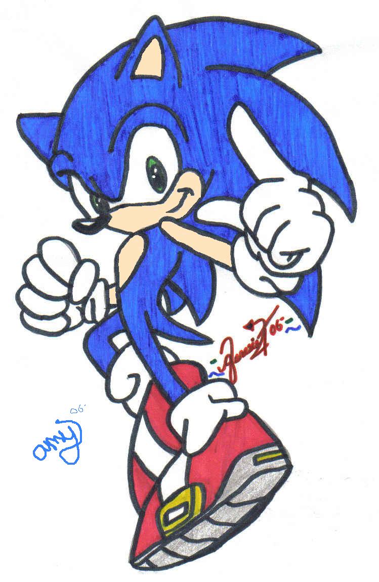 Sonic~Gift for my mother by Amyfan2004