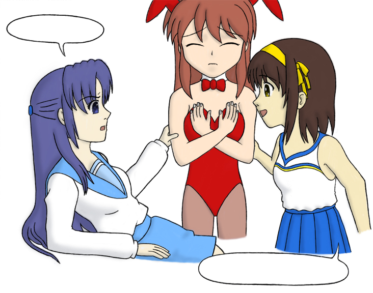 Bad sign: Suzumiya's looking too happy by Andell
