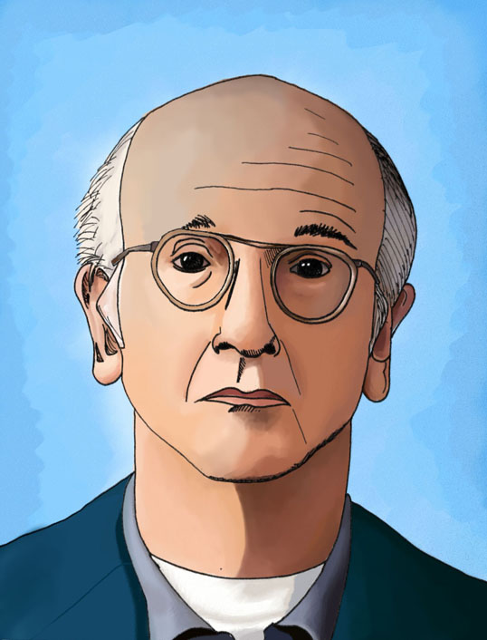 Larry David by Andini