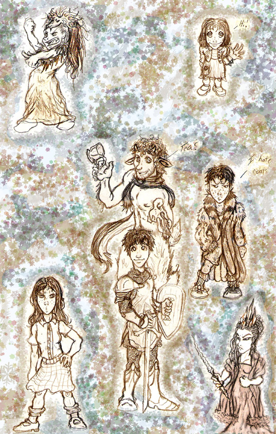 Narnian doodles by AndreAla-Rae