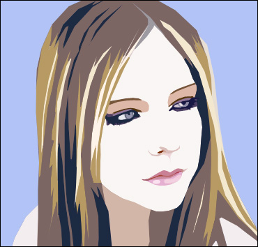 Avril Vector 1 by Andrea