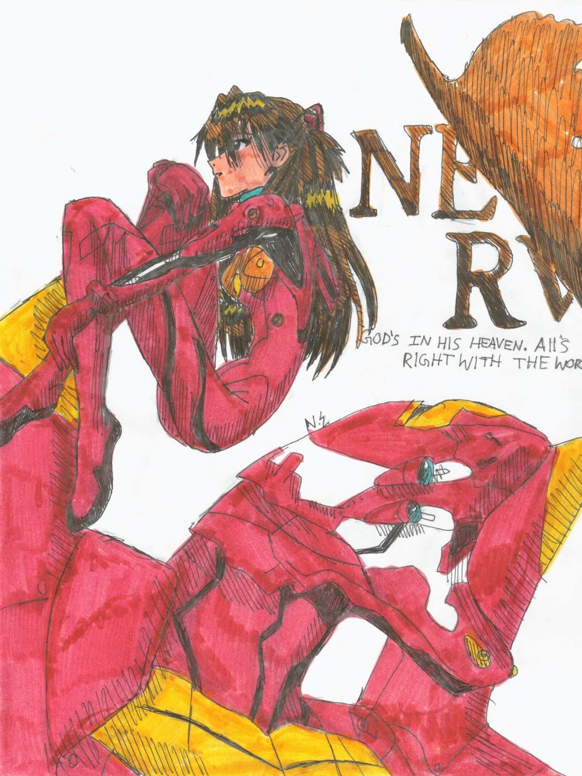 Asuka and the Crimson Giant by Andy_and_Nicky