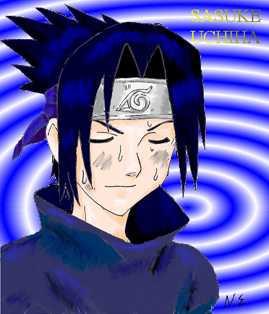 Sasuke, the smirk by Andy_and_Nicky