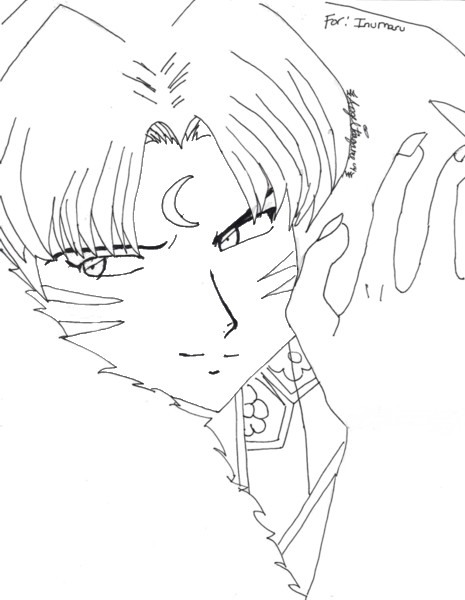 Sesshomaru For Inumaru (not colored yet) by AngelKagome