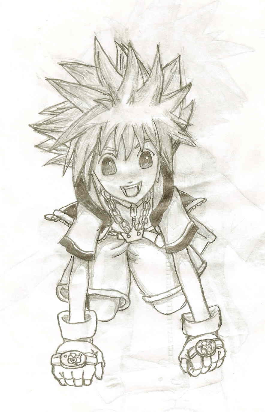 Sora(1st time drawing) by AngelKite