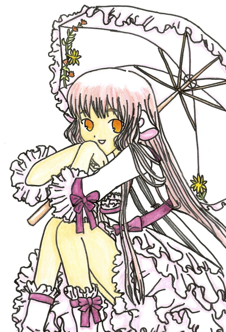 Chobits (coloured!) by AngelKite