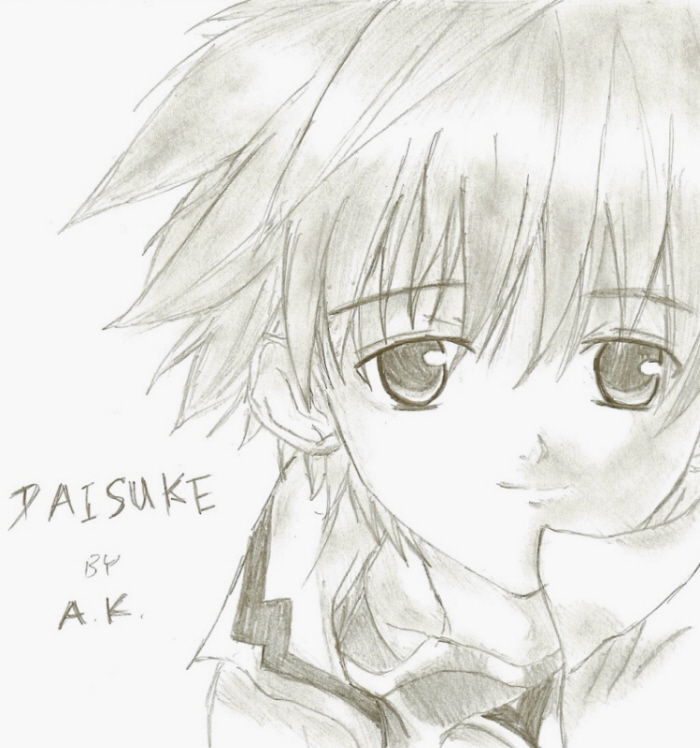 Daisuke (penciled) by AngelKite