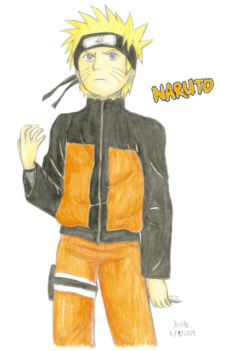 Naruto Shippuden (coloured!) by AngelKite
