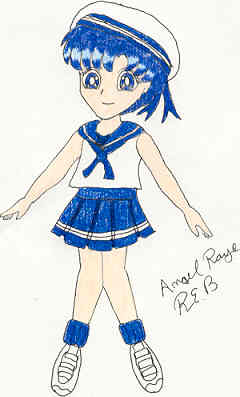 Blue Sailor Girl by AngelRaye