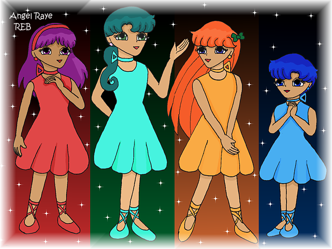 Four Inner Princesses by AngelRaye