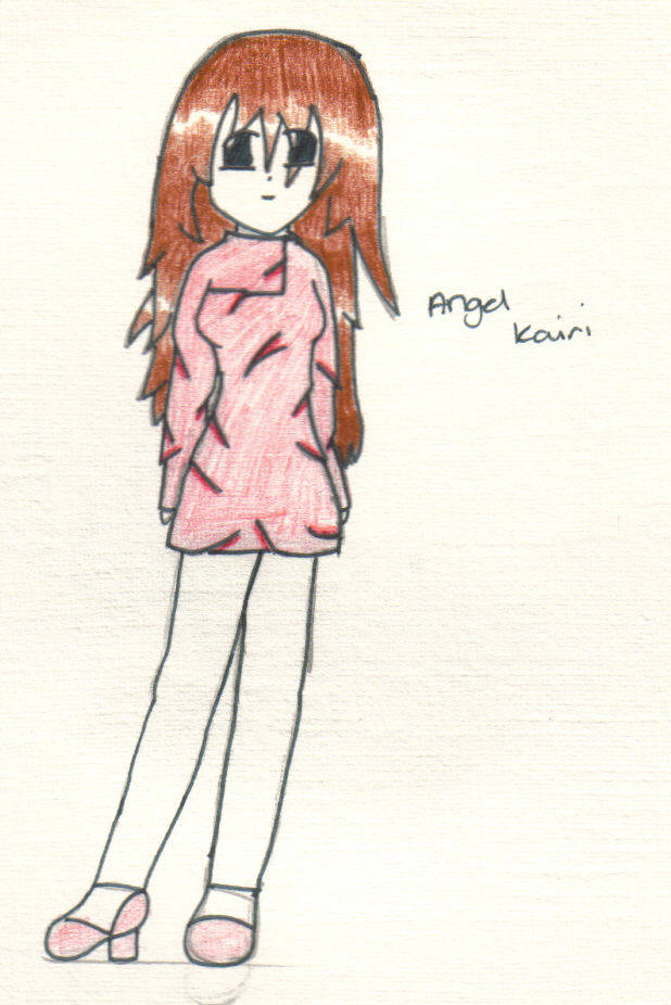 Girl wearing Pretty Red/Pink Dress!! by Angel_Kairi