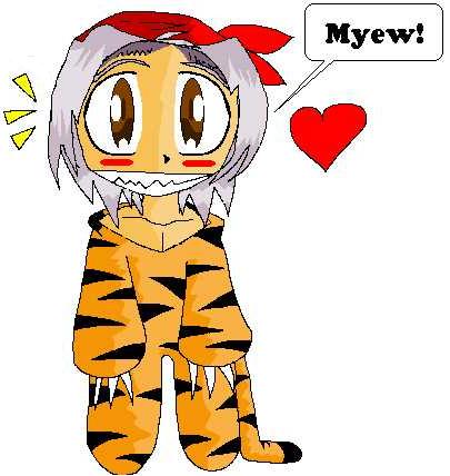 Bandana Selkie in Tiger Suit by Angel_Of_Anime