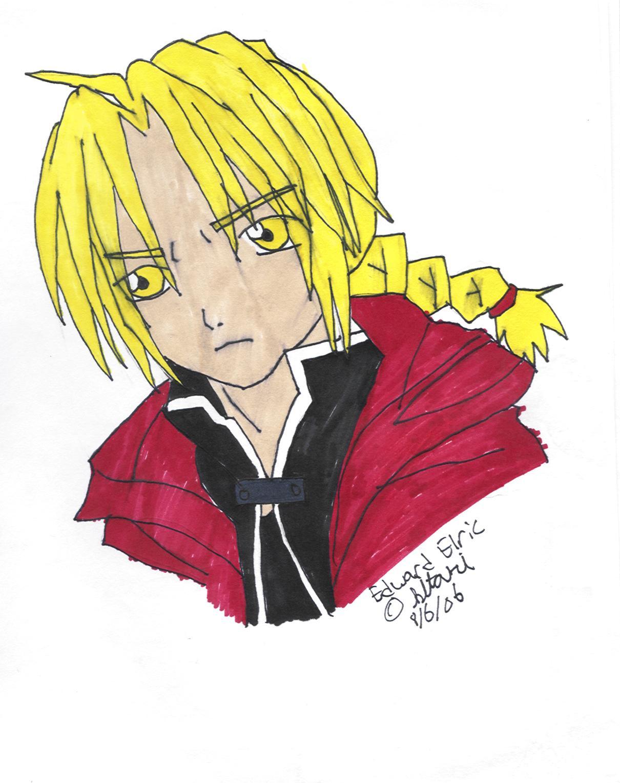 Edward Elric my style by Angel_With_Crimson_wings