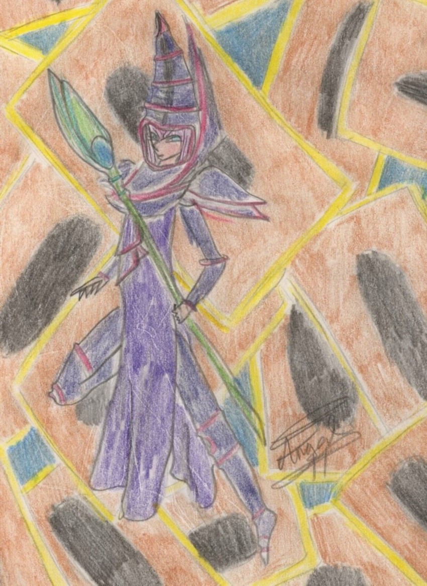 Dark Magician (I do requests!!!!!!!) by Angel_of_Purifing_Light