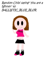 Prize for BALLISTIC_BLUE_BLUR by Angelamy612