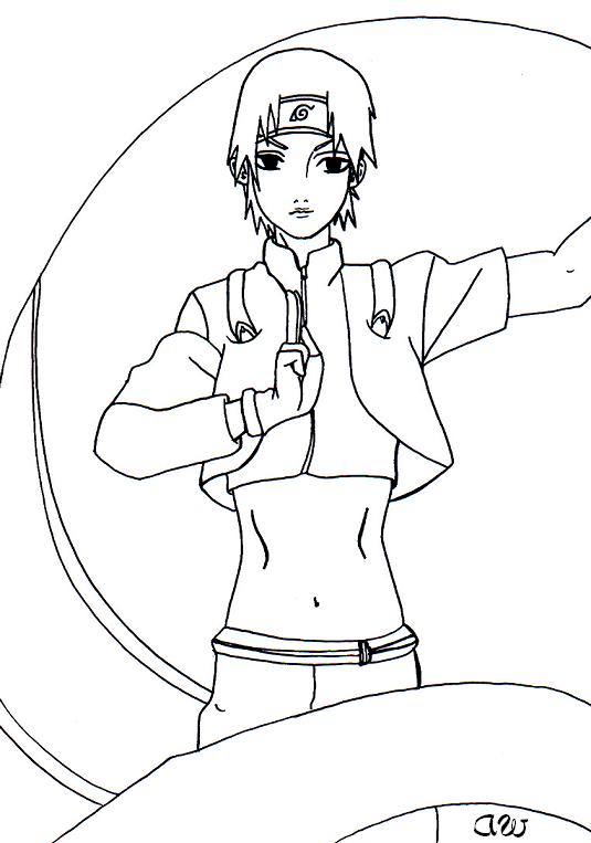 Sai (Outline) by Angels_wings