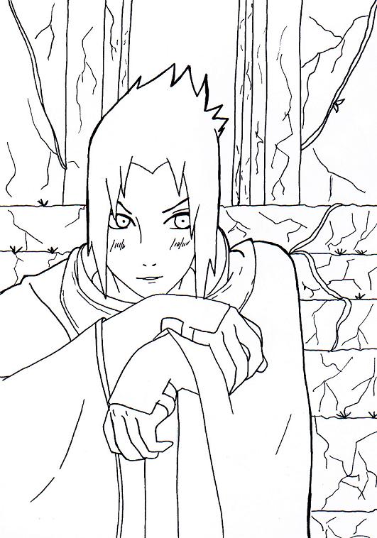 Sasuke In The Ancient Ruins by Angels_wings