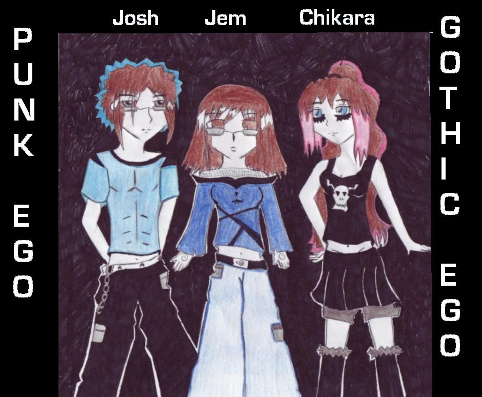 Josh, Jem and Chikara by Angelus_Sazuhara2922