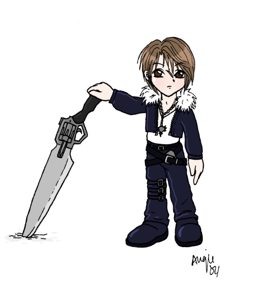 Chibi Squall by Angie-chan