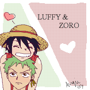 Luffy & Zoro by Angie-chan