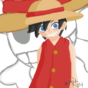 Scary Luffy by Angie-chan