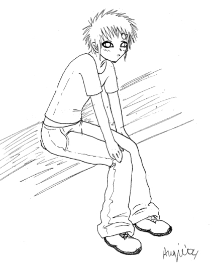 Casual Gaara by Angie-chan