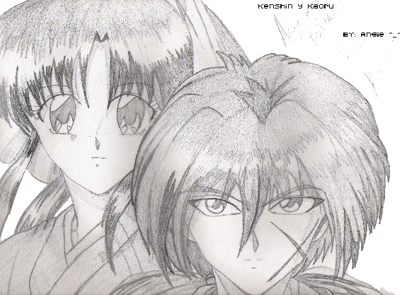 Kaoru and Kenshin ^^ by Angie_Sagara