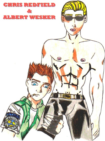 Chris and Wesker 2 by Anifan