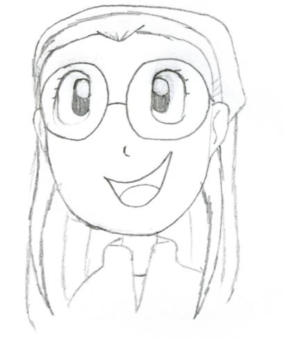 Sketch of Yolei by Anifaqua