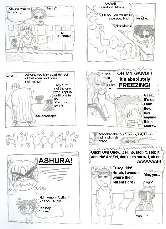 Ashura and gang on vacation (Page 1) by Anifaqua