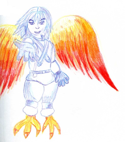 Riku the Phoenix Boy by Anifaqua