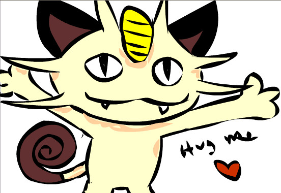 meowth my favorite pokemon...i think..-_- by Anikue123