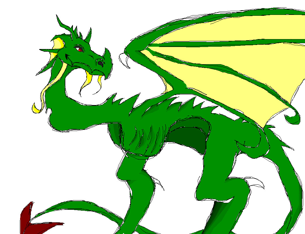 erhmm a dragon? by Anikue123