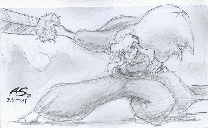 InuYasha Quick doodle by Animaker131