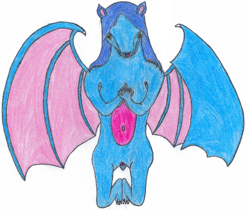 Anthro-Zubat woman waiting for her husband to bang by AnimalLover4389