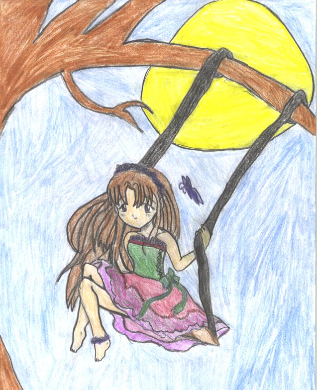 Swinging(colored) by AnimalMeLove