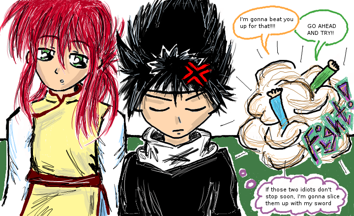 Hiei is Frustrated by Anime17